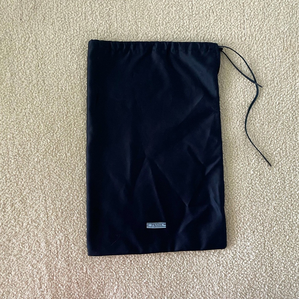 PRADA DRAWSTRING WOMEN’S SHOE DUSTBAG - DARK BLUE - ONE